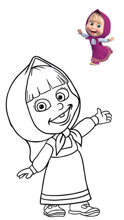 15 Free Cartoon Charachters Coloring Worksheets for Kids