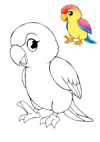 20 FREE COLORING WORKSHEETS BUNDLE FOR PRE SCHOOLERS