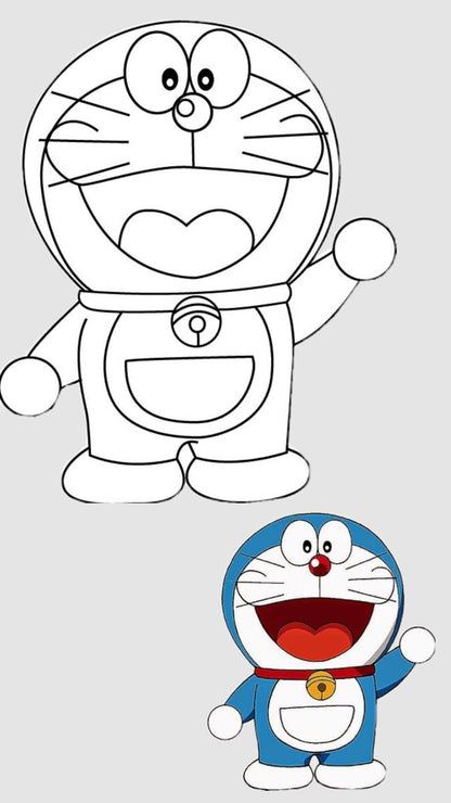 15 Free Cartoon Charachters Coloring Worksheets for Kids