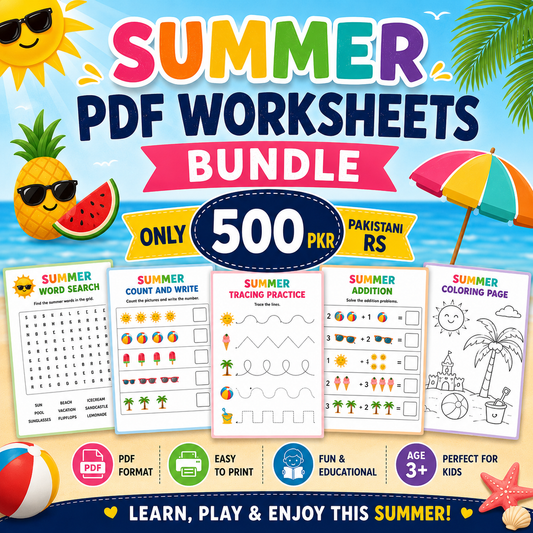 Summer Worksheets Pack (2000+ Worksheets)