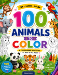 100 Animals to Color