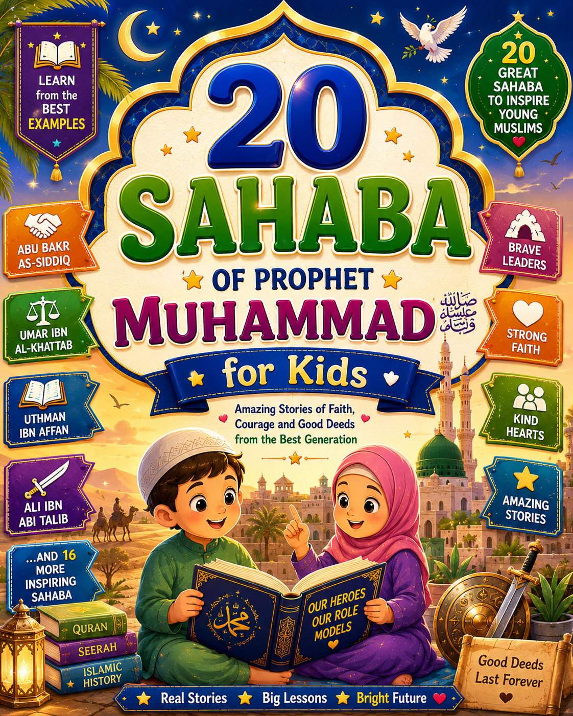 20 Sahaba Of Prophet Muhammad (PBUH) for Kids