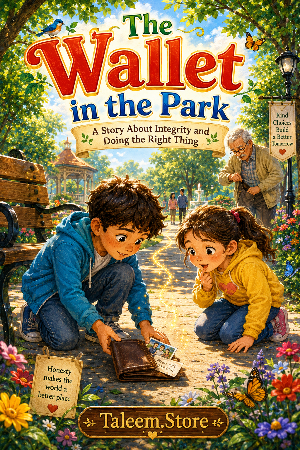 The Wallet in the Park Story Book