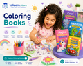 10 Coloring Books Set for kids