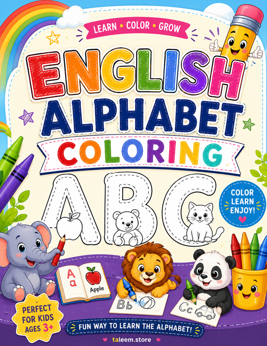 English Alphabet Coloring Worksheets