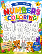 10 Coloring Books Set for kids