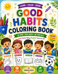 Good Habits Coloring Book