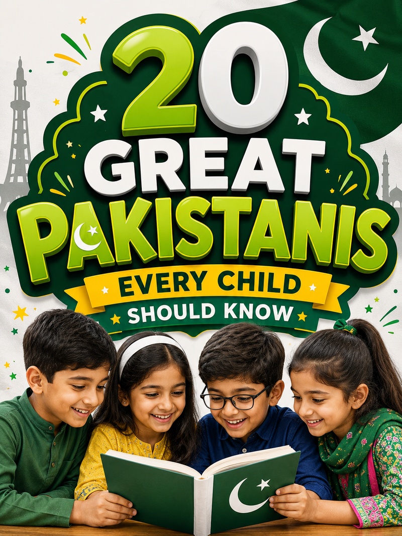 20 Great Pakistanis Every Child Should Know