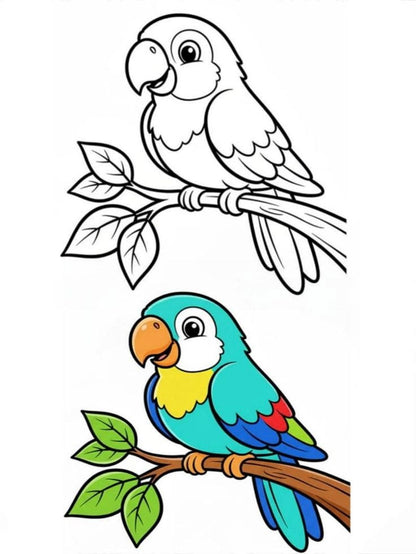 20 FREE COLORING WORKSHEETS BUNDLE FOR PRE SCHOOLERS