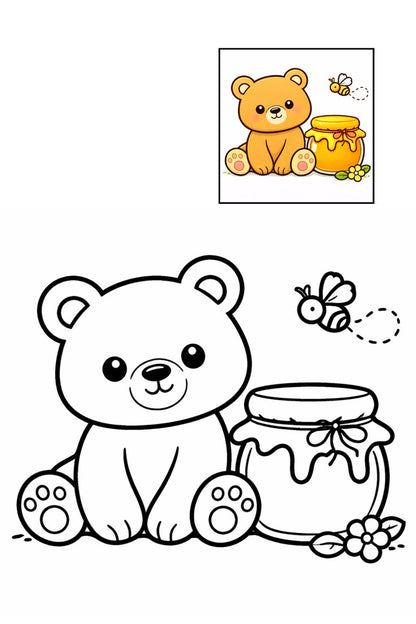 20 FREE COLORING WORKSHEETS BUNDLE FOR PRE SCHOOLERS
