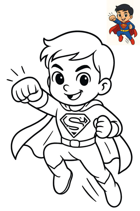 20 Free Super Heros Coloring Worksheets For Kids