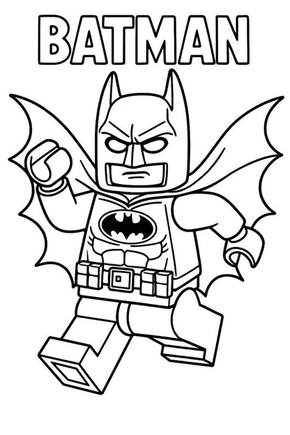 20 Free Super Heros Coloring Worksheets For Kids