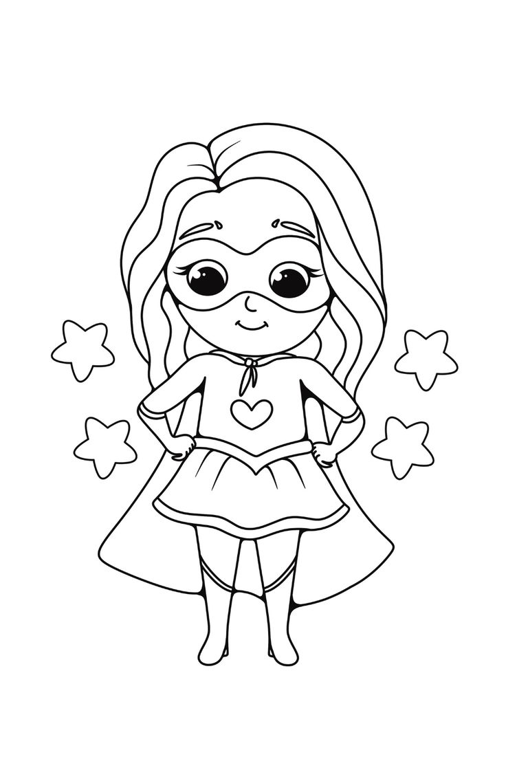20 Free Super Heros Coloring Worksheets For Kids