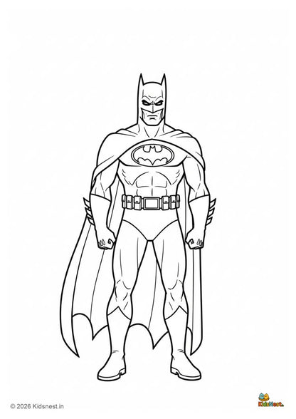 20 Free Super Heros Coloring Worksheets For Kids