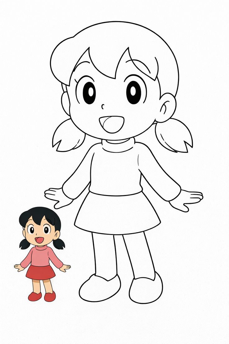 15 Free Cartoon Charachters Coloring Worksheets for Kids
