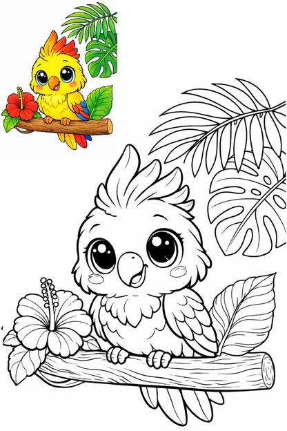 20 FREE COLORING WORKSHEETS BUNDLE FOR PRE SCHOOLERS