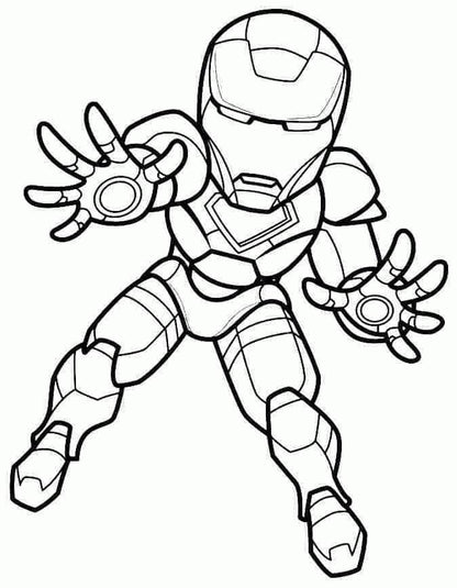 20 Free Super Heros Coloring Worksheets For Kids