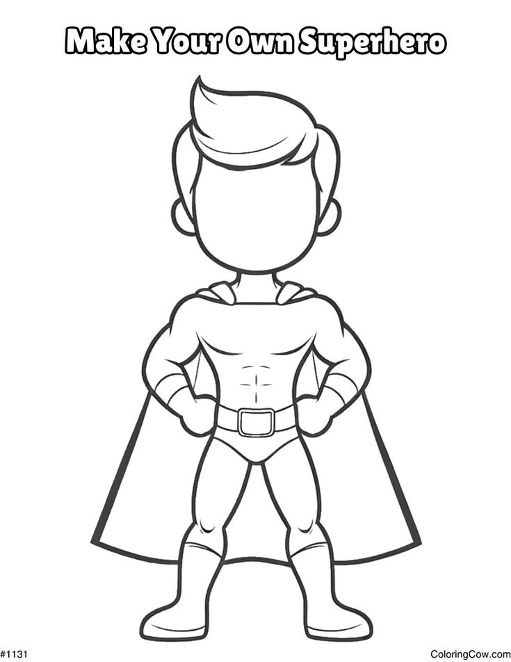 20 Free Super Heros Coloring Worksheets For Kids