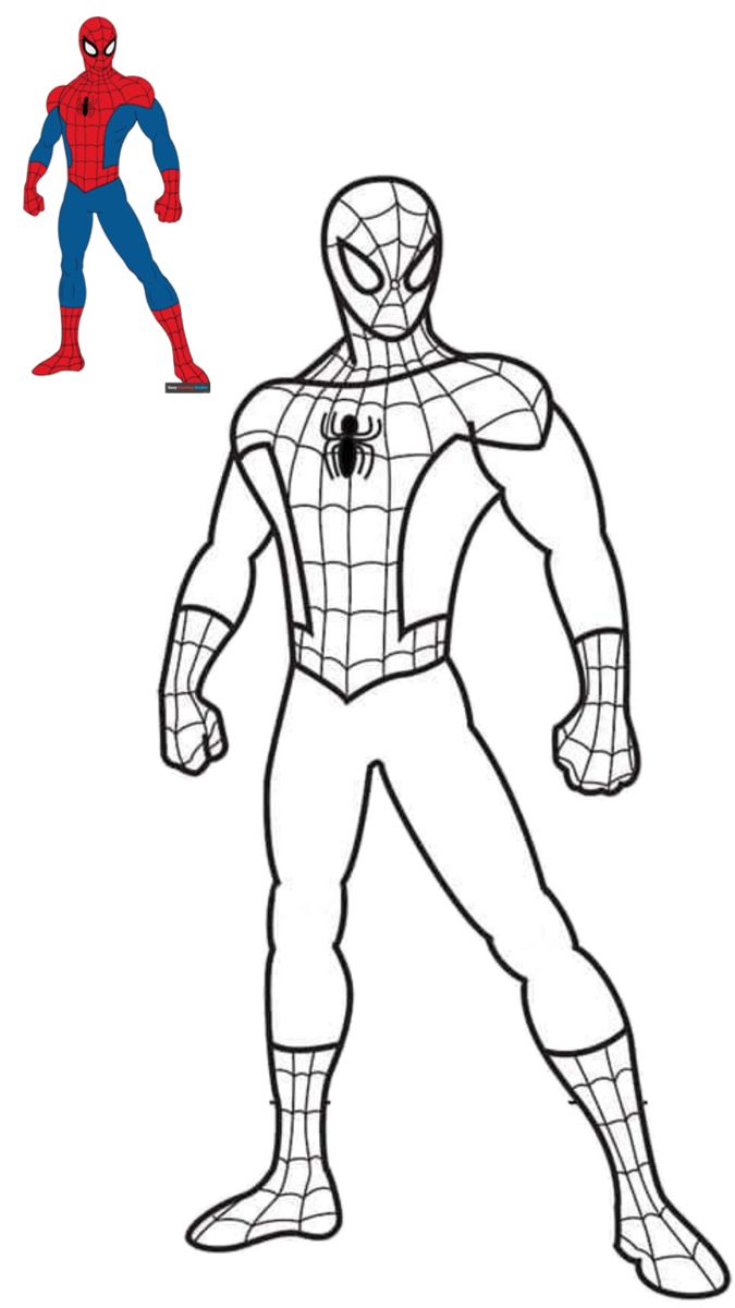 20 Free Super Heros Coloring Worksheets For Kids