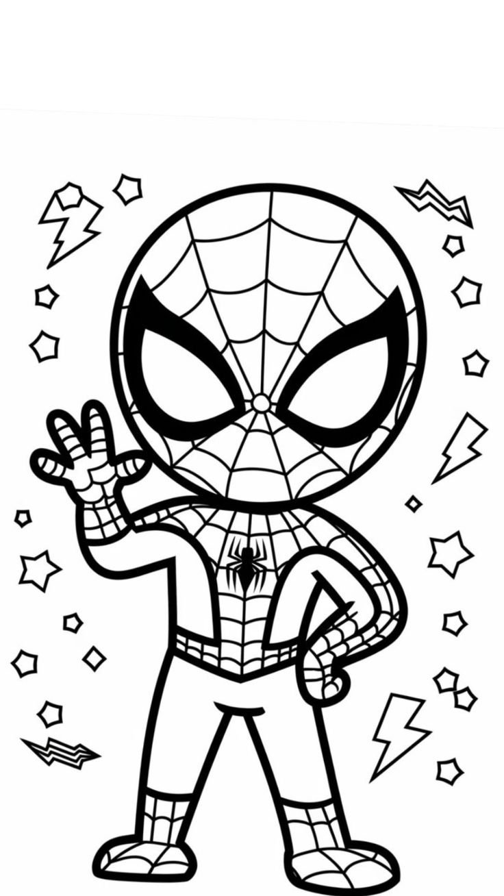 20 Free Super Heros Coloring Worksheets For Kids